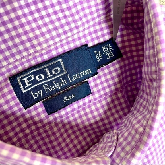 Ralph Lauren Classic Fit Plaid Shirt 15.5 - Picture 2 of 5